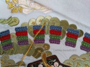 Hanabishi - Broderie traditionnelle japonaise à Nantes - Phase 10 Double Cypress Fans